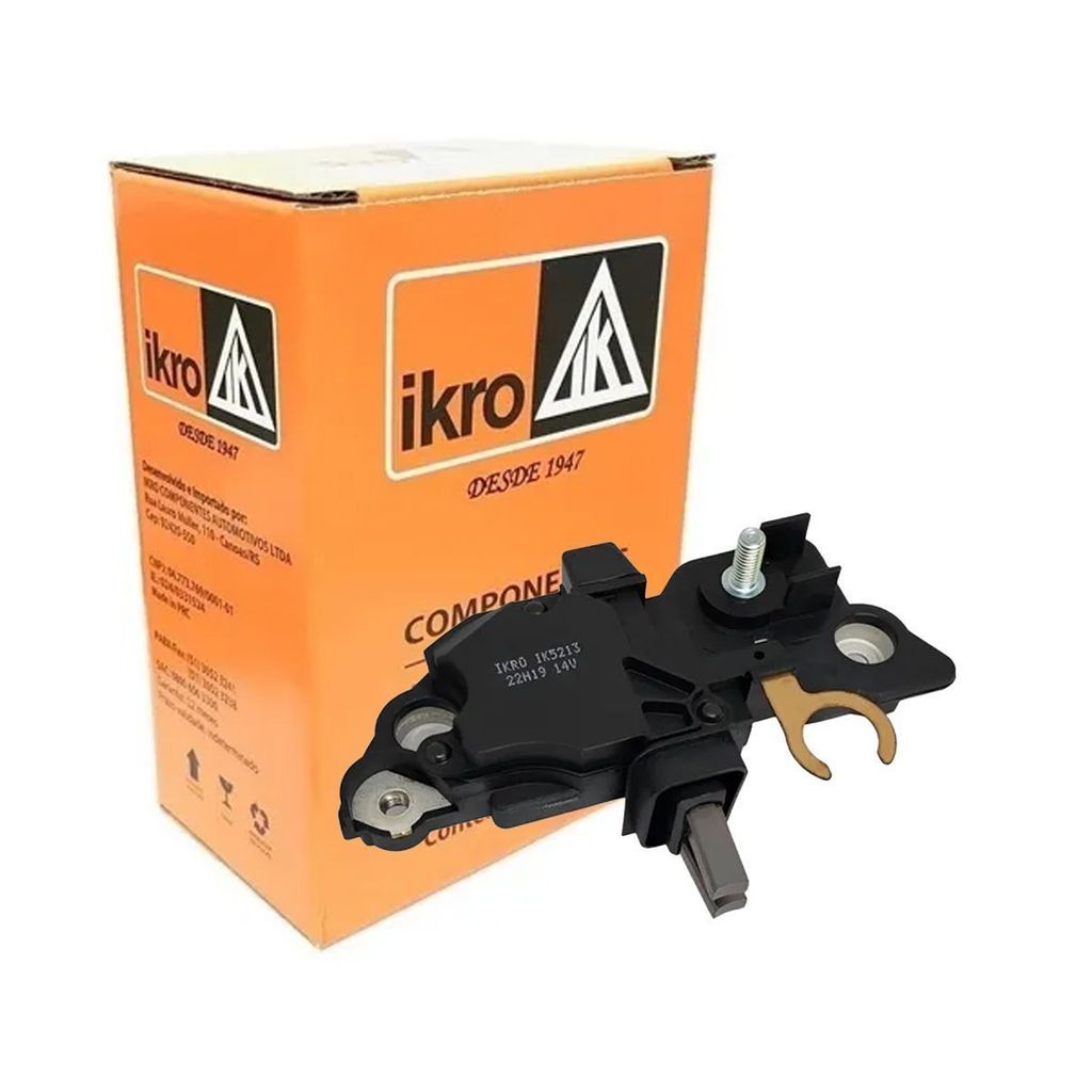 REGULADOR VOLTAGEM IKRO ALTERNADOR 200A JOHN DEERE / CASE / NEW HOLLAND 14,3V - IK5213