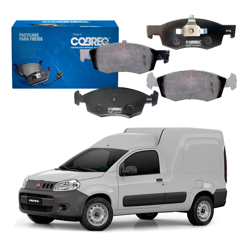 Jogo Pastilha Freio Dianteira Fiat Fiorino 1.4 2014 A 2020