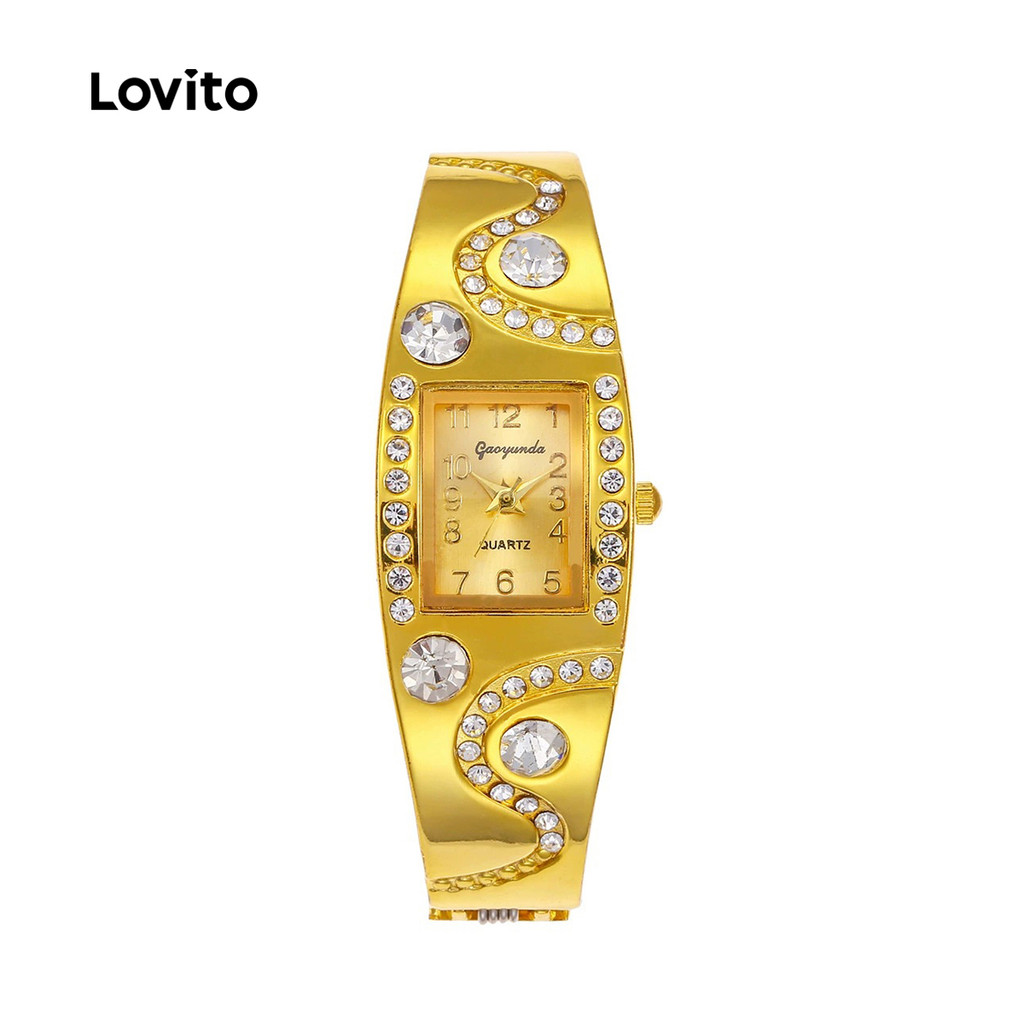 Lovito Relógio Casual de Quartzo com Cristais LFA102290 em Oferta na Shopee