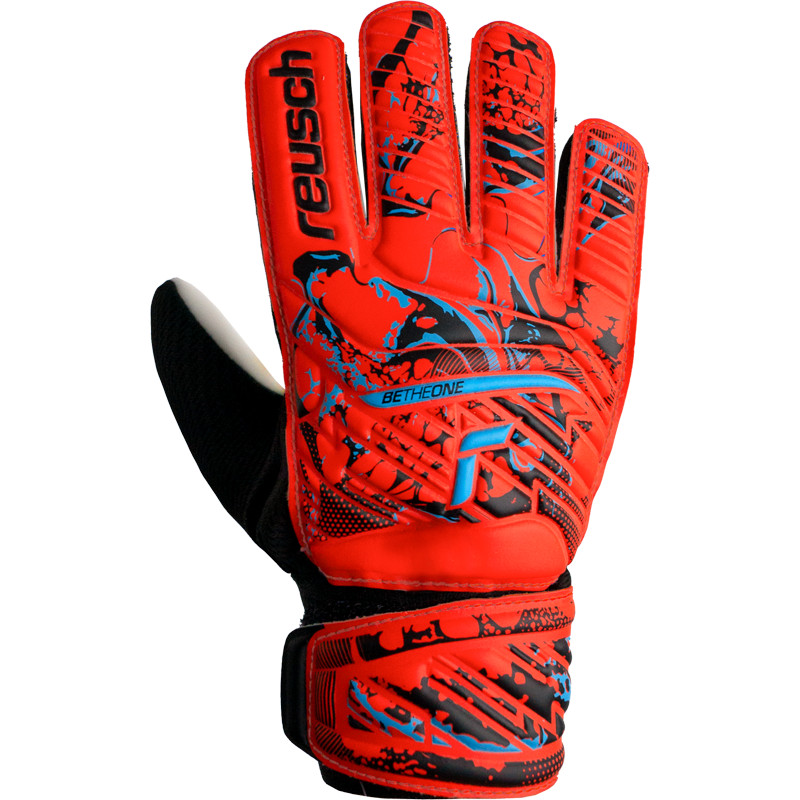 LUVA REUSCH ATTRAKT STARTER SOLID JUNIOR RED/BLUE