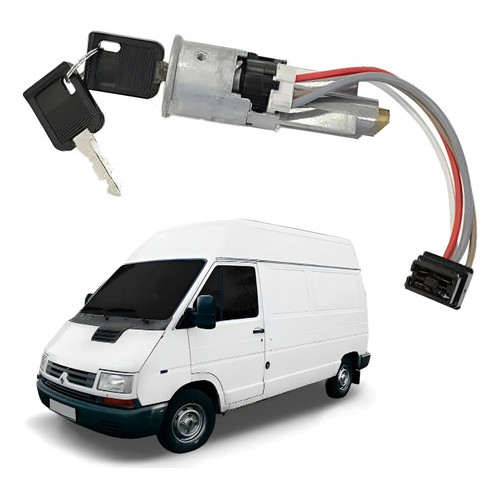 Trava De Direção C/chave C/parte Elétrica Space Van/Trafic 1981-1996