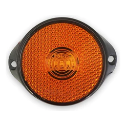 Lanterna Lateral Carreta Caminhão Led Smd Âmbar 12v 24v - Âmbar