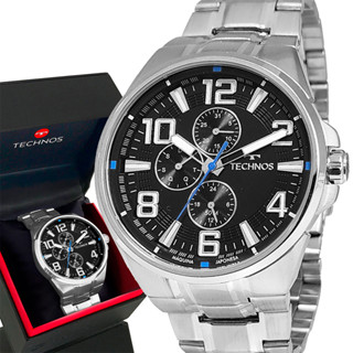 Relógio Technos Prata Original Analógico 1 Ano De Garantia em Oferta na Shopee