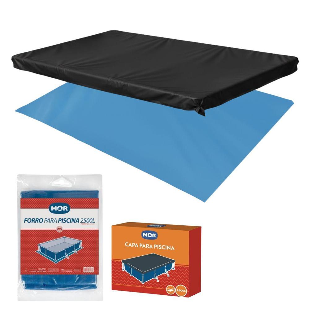 Capa e Forro para Piscina 2500 litros Mor em Oferta na Shopee