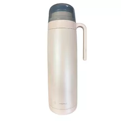 Garrafa Térmica 100% Inox R-Evolution 1L Cor Areia do Deserto Para Cafe Chá Termolar