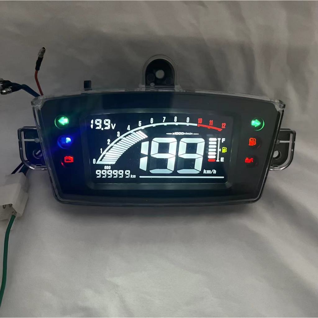 Para Suzuki V100 AG100 AD100 AG50 AD50 Endereço50 YAMAHA JOG50 JOG90 Medidor Digital Motocicleta Velocímetro RPM