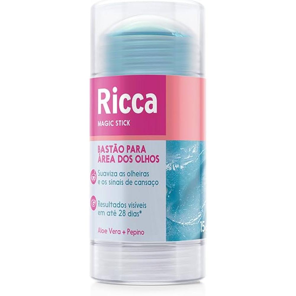 Bastão Olhos Ricca Antiolheiras - Efeito Geladinho & Hidratante