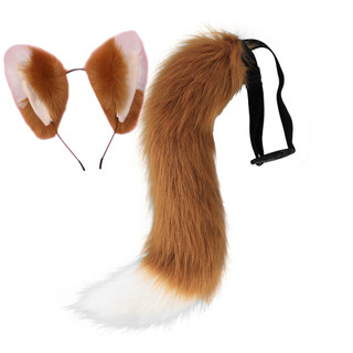 Peludo Bandana Orelhas De Gato Animal Orelha Hairband Cosplay Prop Elegante Acessório Feminino Festa De Halloween