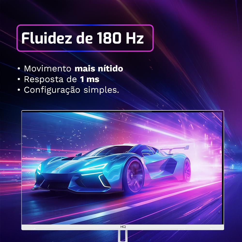Detalhes do Monitor Gamer Branco 24
