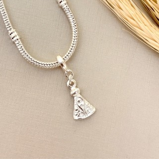 Berloque Nossa Senhora Banhada em Prata 925 em Oferta na Shopee
