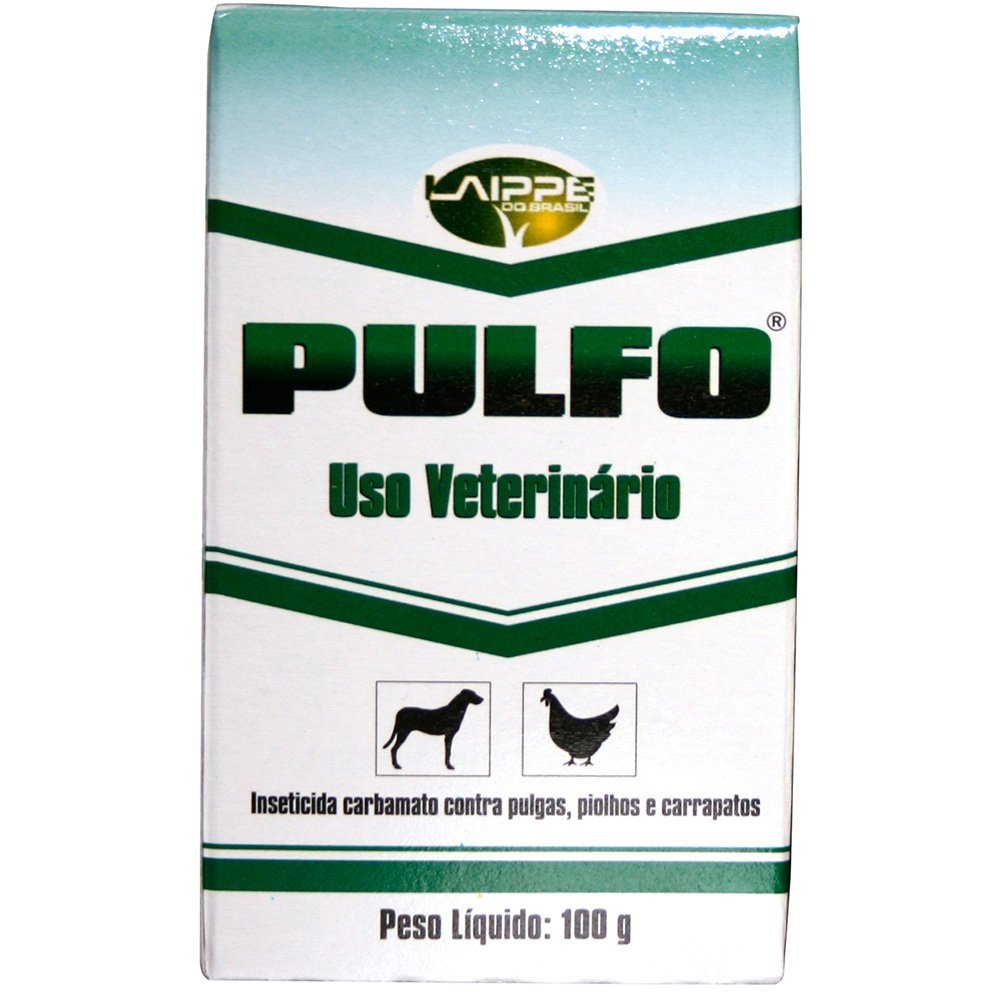 Pulfo Inseticida Laippe Carrapaticida Piolhicida e Pulguicida 100g em Oferta na Shopee