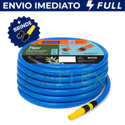 Mangueira Jardim Reforçada Trançada Completa Jardim Quintal Flexível Resistente Todos ENVIO IMEDIATO