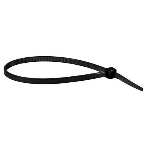 ABRACADEIRA DE PLASTICO, 100X2,5MM, PRETO, 100PCS // SPARTA