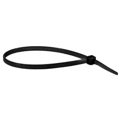 ABRACADEIRA DE PLASTICO, 100X2,5MM, PRETO, 100PCS // SPARTA