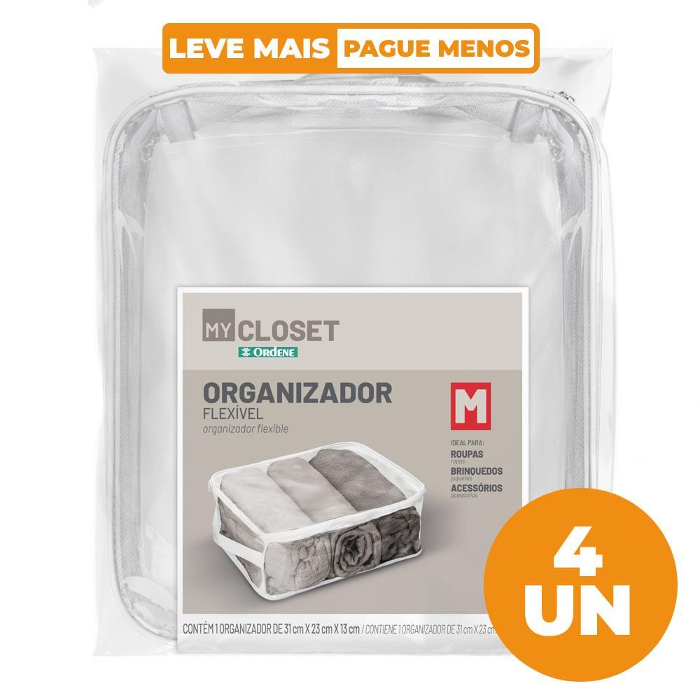 Kit 4 Organizador Flexível PVC Tamanho Médio My Closet Ordene em Oferta na Shopee