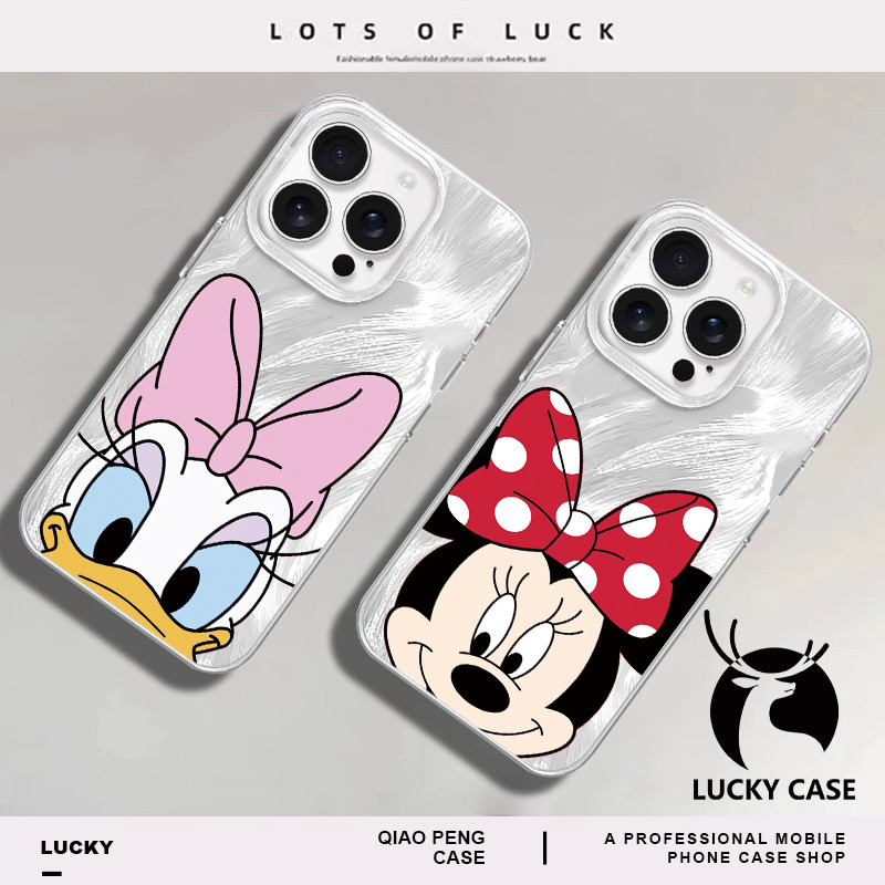 Capa Para iPhone 6 6s 7 8 16 15 14 13 12 11 XS XR Pro MAX Plus YS Arte Moda Disney Margarida Minnie Caso Bonito Popular