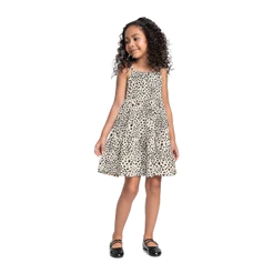 Vestido Infantil Estampado Bee Loop