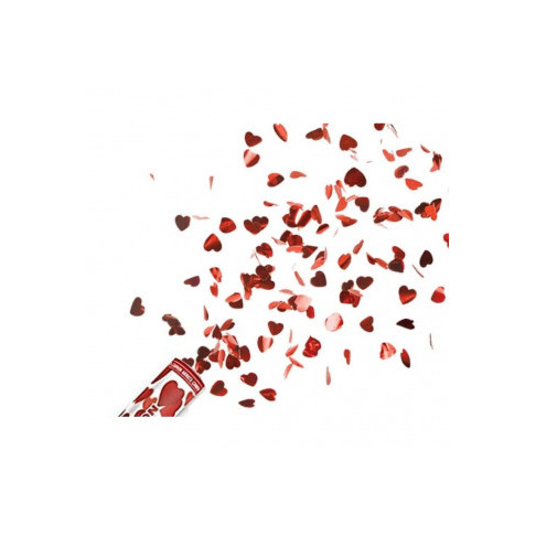 Lança Confete de Coração 30cm para Festas