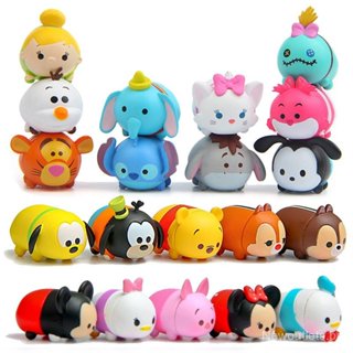 10 Pçs Tsum Stitch Figuras Em Miniatura Mickey Minnie Mouse Winnie the Pooh Olaf Disney Dumbo Bonecas Brinquedos Kit em Oferta na Shopee