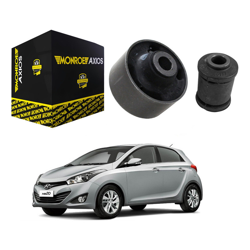 Par Bucha Bandeja Dianteira Axios Hb20 1.0 1.6 2012 A 2015 em Oferta na Shopee