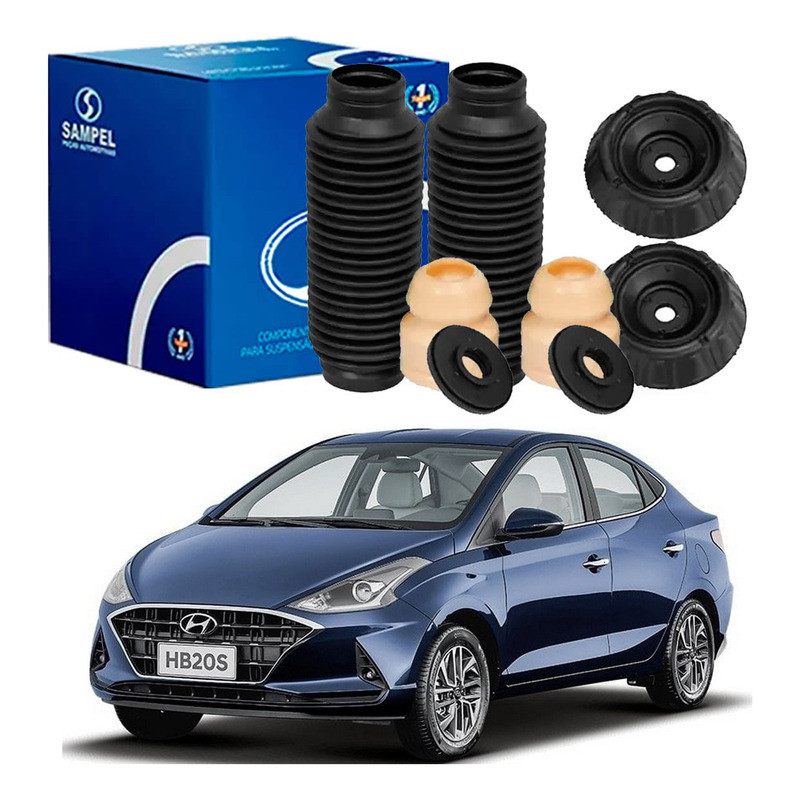 Kit Batentes Dianteiro Sampel Hb20s 1.0 1.6 2019 A 2022