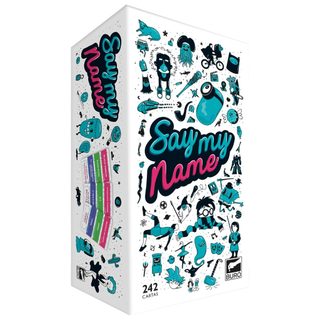 Say My Name Jogo de Cartas - Buró Mímica Raciocínio Rápido Galera Conhecimentos Gerais