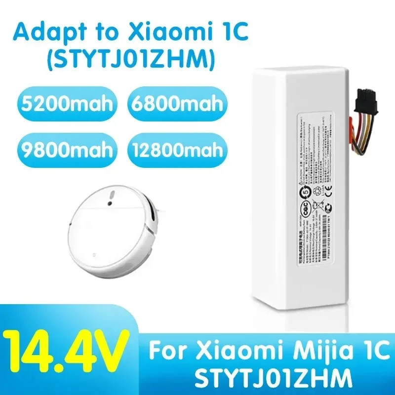 Nova Bateria 14.4V P1904-4S1P-MM Para Xiaomi Mijia 1C STYTJ01ZHM Robô Aspirador De Pó Acessórios