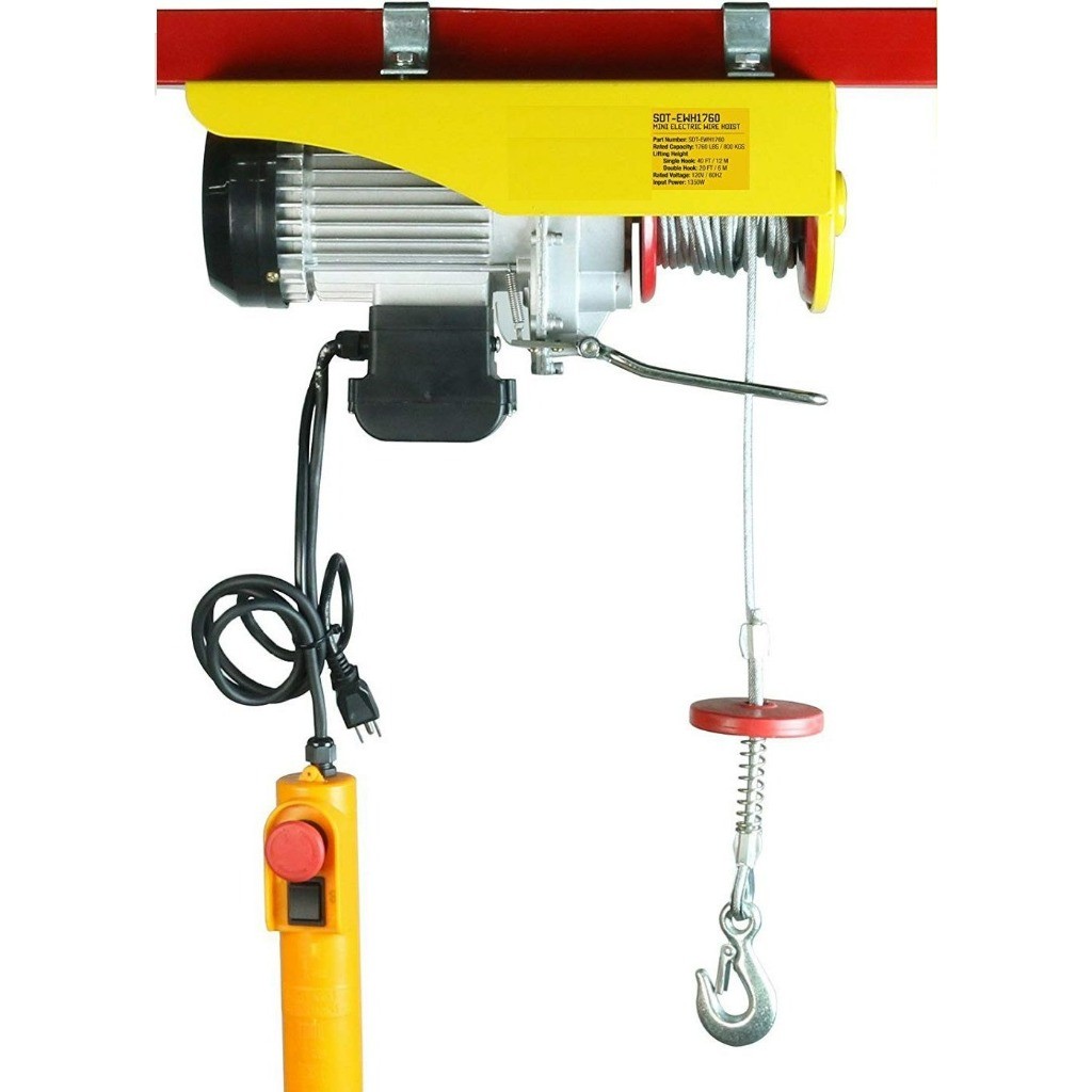 Guincho Talha Elétrica Profissional 220V 12m – Alta Potência, Segurança e Desempenho Industrial