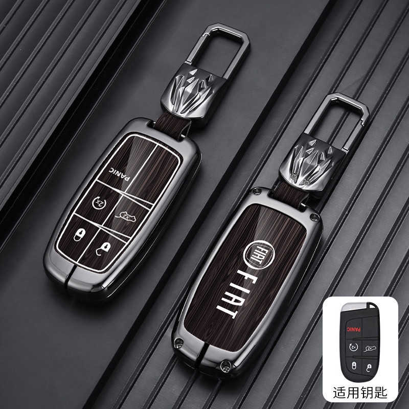Capa Para Chave De Carro Fiat Adegada Freemont/TORO/CRONOS/Pulso/FASTBACK , Chaveiro Em Liga De Zinco , Proteção 5SPE