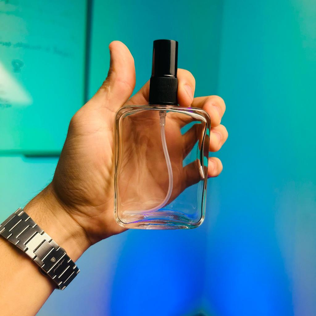 Frasco de Vidro 100 ml para Perfume - Com válvula