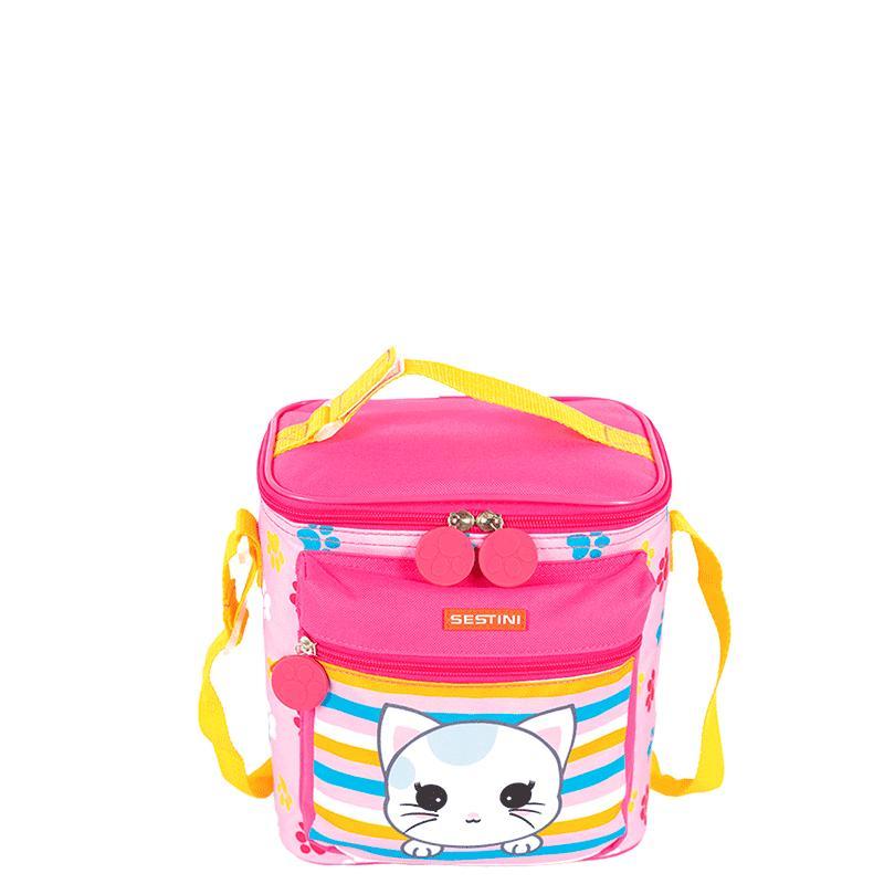 Lancheira Especial Sestini Kids Cat 4 - Colorido em Oferta na Shopee