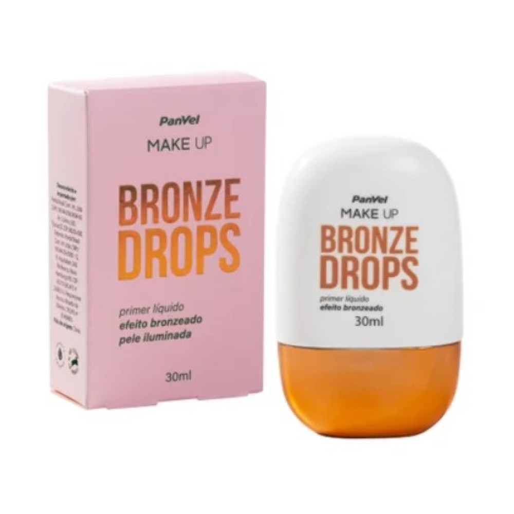Primer Líquido Panvel Make Up Bronze Drops 30ml em Oferta na Shopee