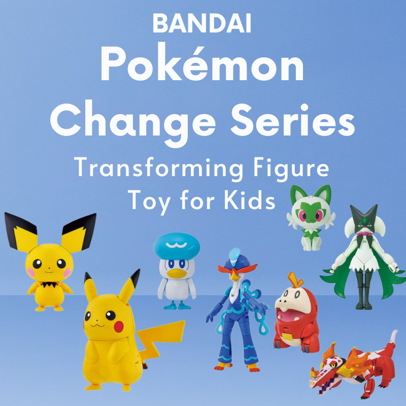 Série Pokémon Change : Coleção Transformando Figuras Da BANDAI