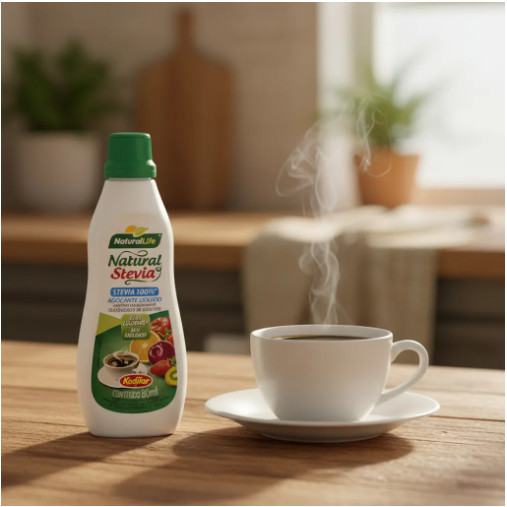 Adoçante Natural Stevia 80ml Natural Life em Oferta na Shopee