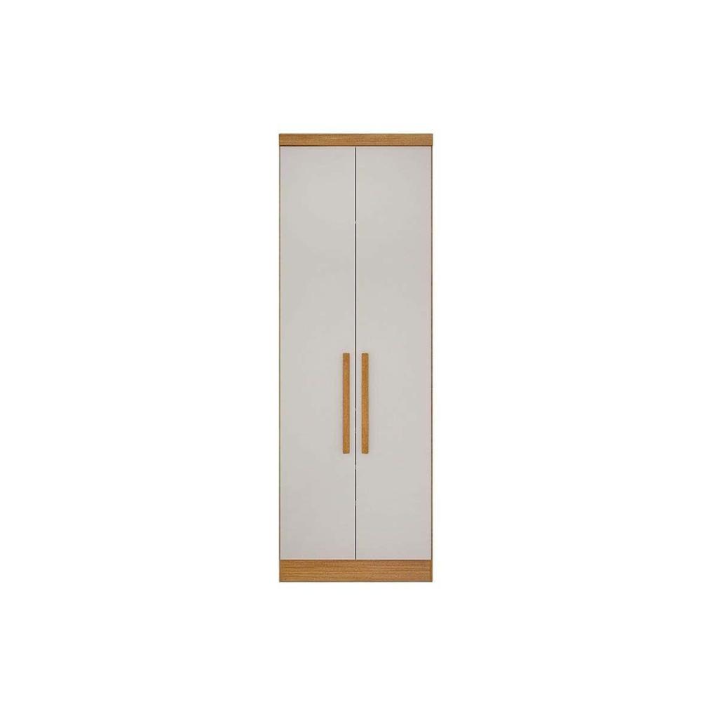 Modulado de Quarto Guarda Roupa c/ 2 Portas e 3 Gavetas Rizon/Linea Cumaru/Fendi - Novo Horizonte em Oferta na Shopee