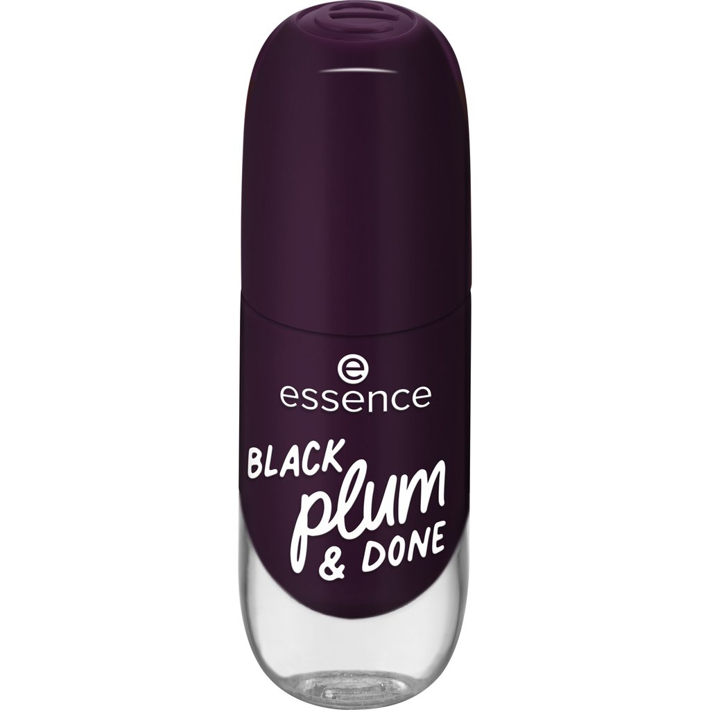 Esmalte de unhas com efeito gel essence 84 BLACK plum & DONE em Oferta na Shopee