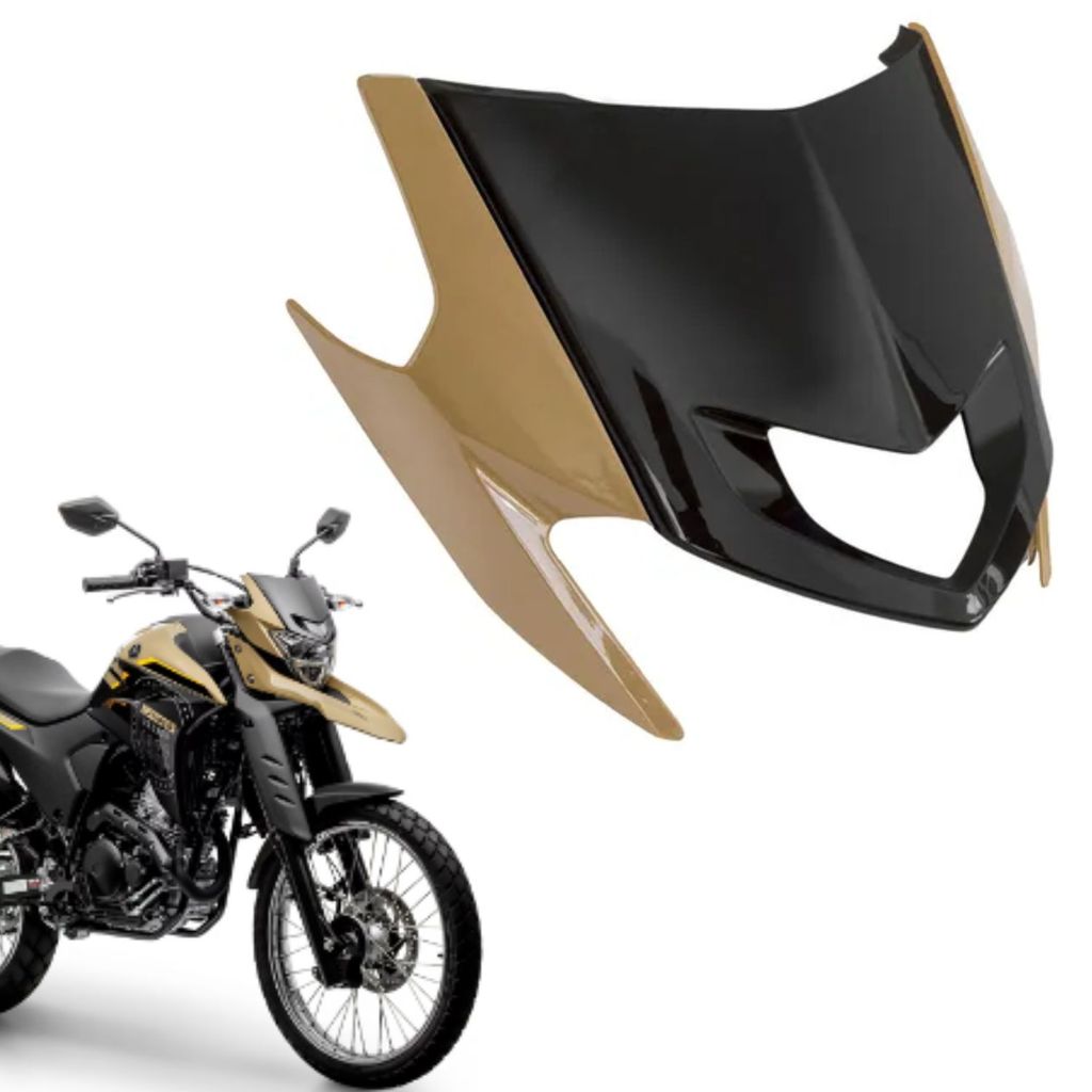 CARENAGEM DO FAROL COMPLETO ORIGINAL YAMAHA XTZ LANDER 250 2020-2024 BEGE