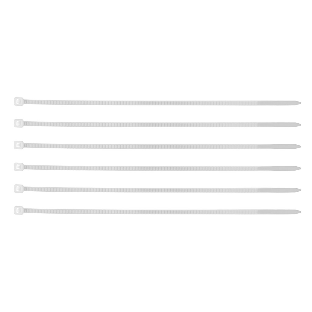 ABRACADEIRA DE PLASTICO, 150X2,5MM, BRANCO, 100PCS // SPARTA