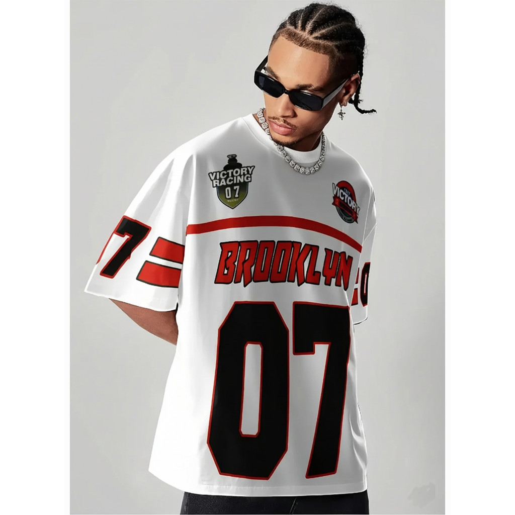 Camiseta Masculina Brooklyn 07 Estampada Lançamento Camiseta 100% Algodão Camisetão Camisa Oversized Plus - Camisarte
