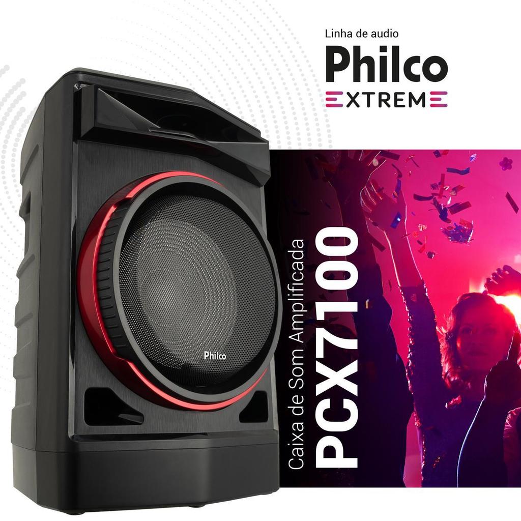 Caixa de Som Philco Extreme 750W Ex Bass PCX7100 - detalhe
