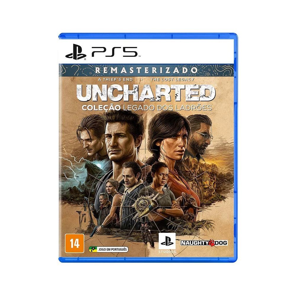 Jogo Uncharted Remasterizado Legado dos Ladrões - PS5