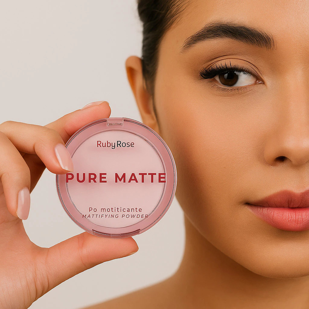 PÓ COMPACTO MATIFICANTE PURE MATTE RUBY ROSE