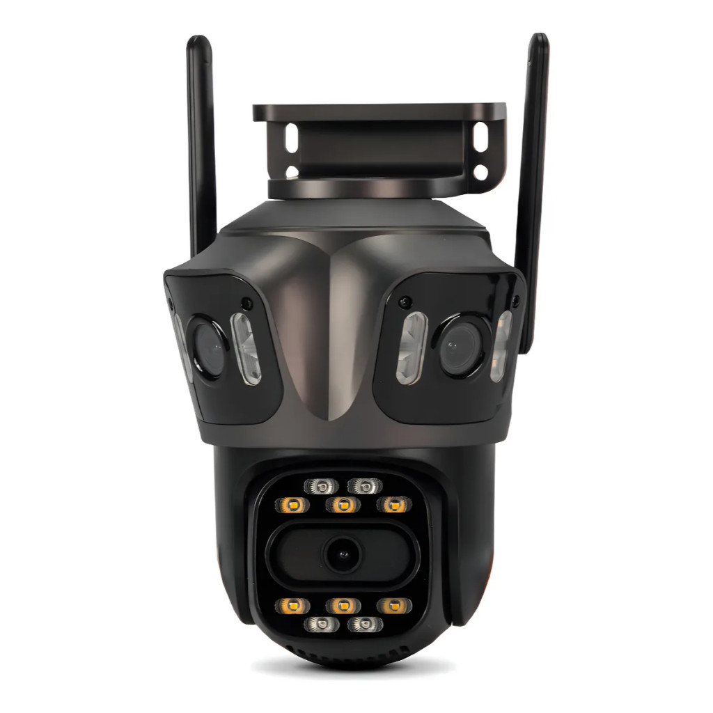 Câmera Segurança P15 Ptz Wifi Full Hd Externa Lente Lens Icsee Tripla 9mp em Oferta na Shopee