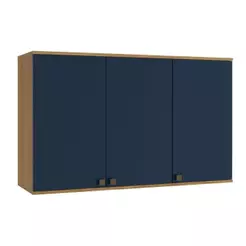 Armário Aéreo Celeste Kappesberg 100% Mdf 3 Portas