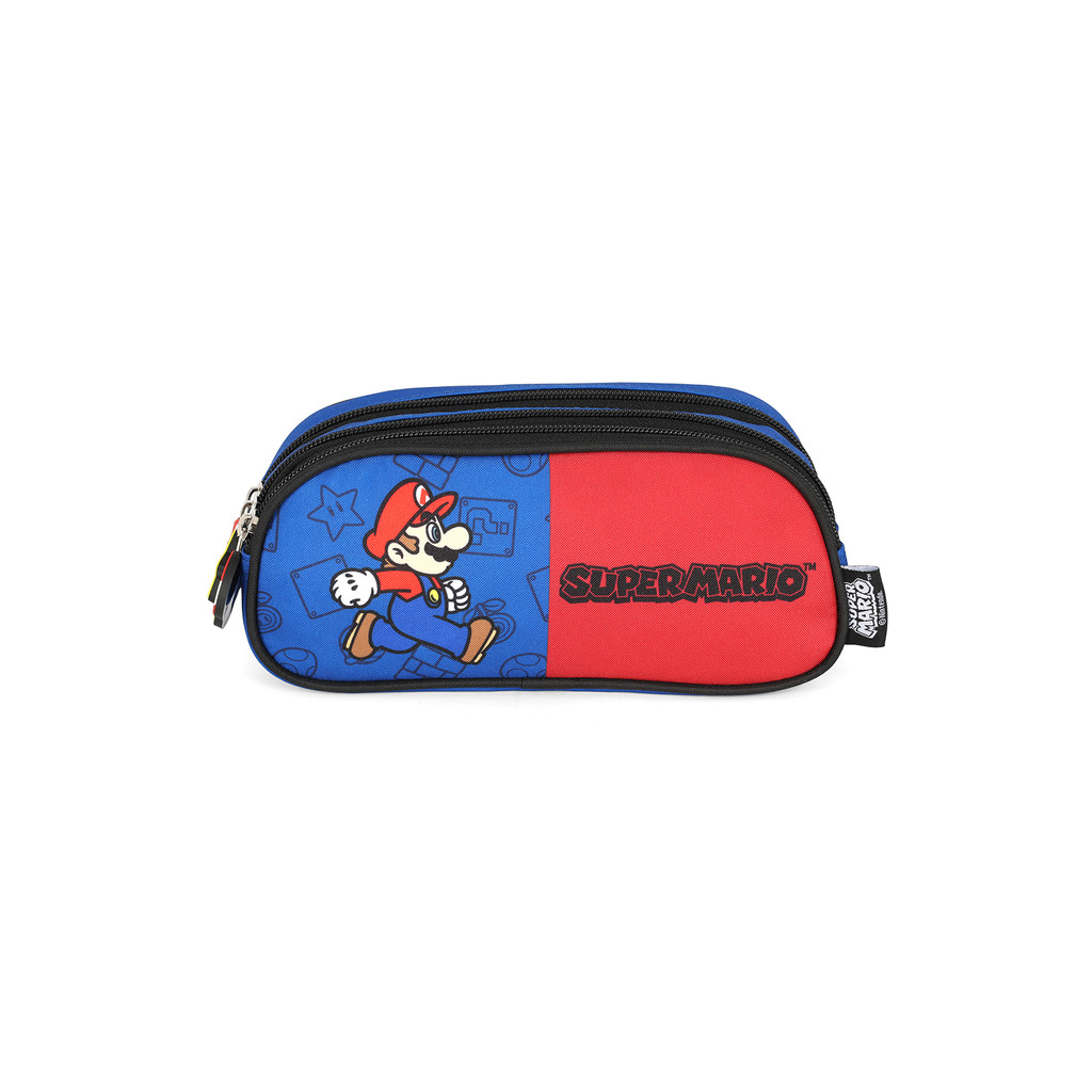 Estojo Escolar Nintendo Super Mario Bros 3 divisórias - Licenciado em Oferta na Shopee