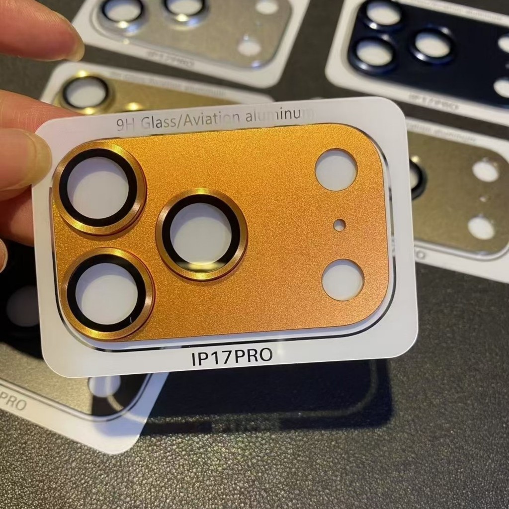 Adequado Para iPhone 17Pro Fosco 17promax Metal Vidro À Prova De Explosão Ar Integrado Liga De Alumínio Câmera Película  em Oferta na Shopee