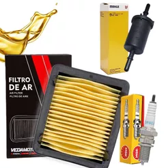 Kit de Filtros e Vela Lander 250 2016-2026 (Filtro de Ar + Combustível + Vela)