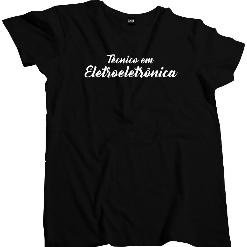 Camisa Masculina Curso Profissão Técnico Em Eletroeletrônica