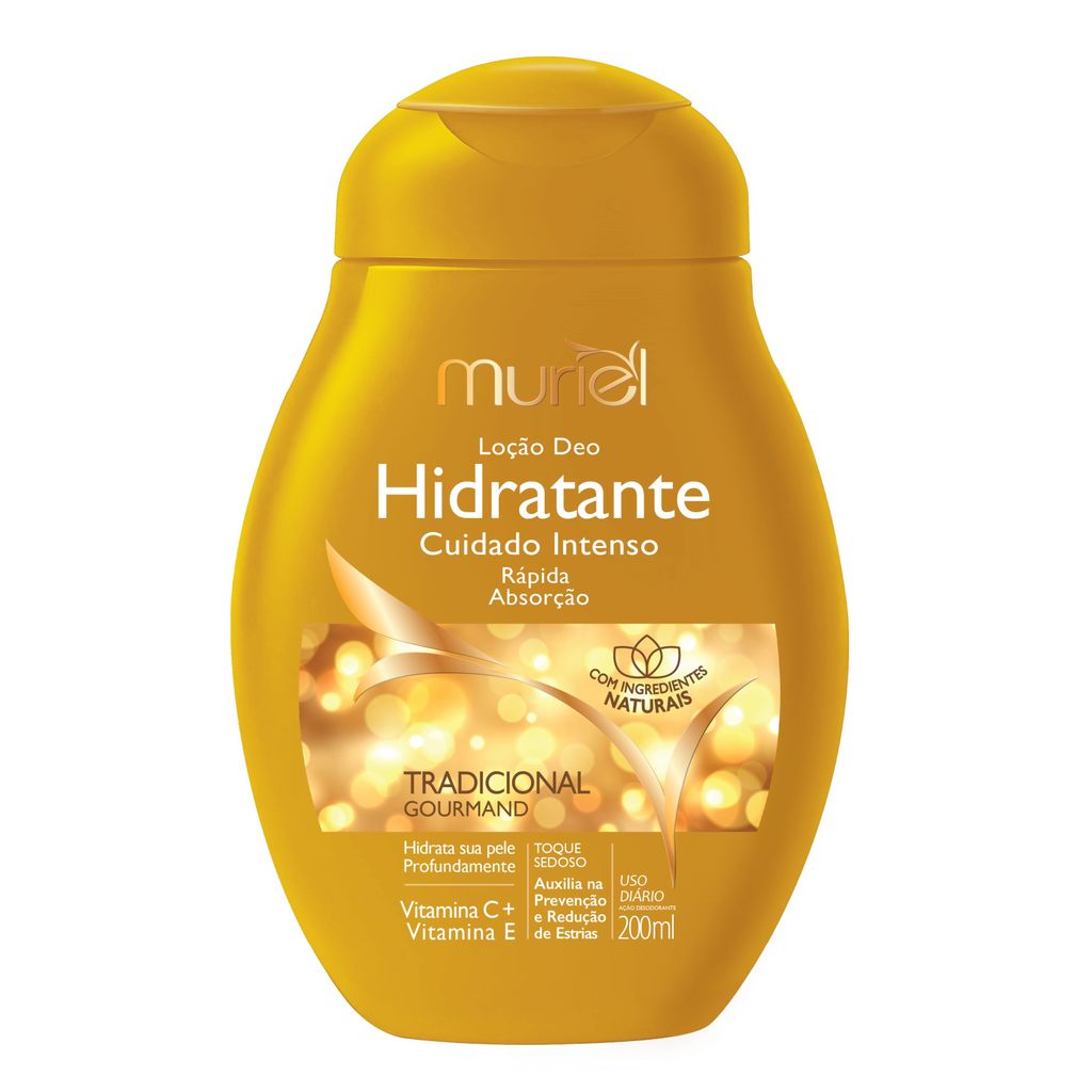 LOÇÃO DEO HIDRATANTE CUIDADO INTENSO 200ML MURIEL