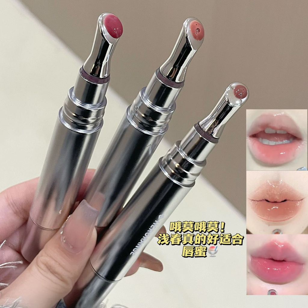 Gelo Tremella Super Tender!Gelo ferro gelo diamante essência lábio geléia espelho brilho de água lábio esmalte brilho la